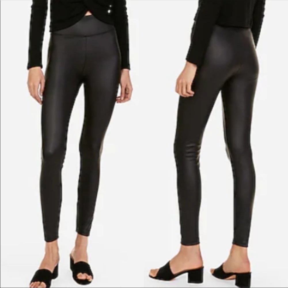 Express• Super High Waisted• Vegan Leather Legging